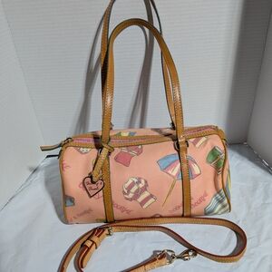 Dooney & Bourke Pink and Tan Women's Bag